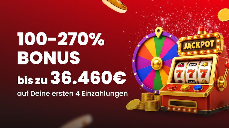 Casino Bonus – Bis zu 270%